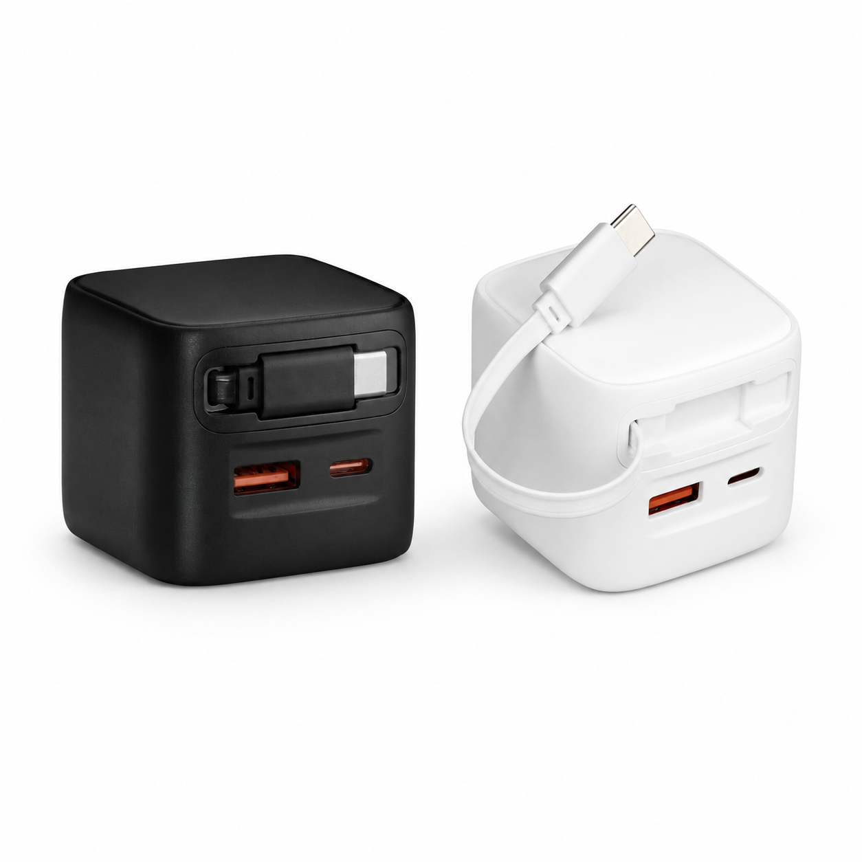 45W Slim Cube 3-Port GaN Fast Charger