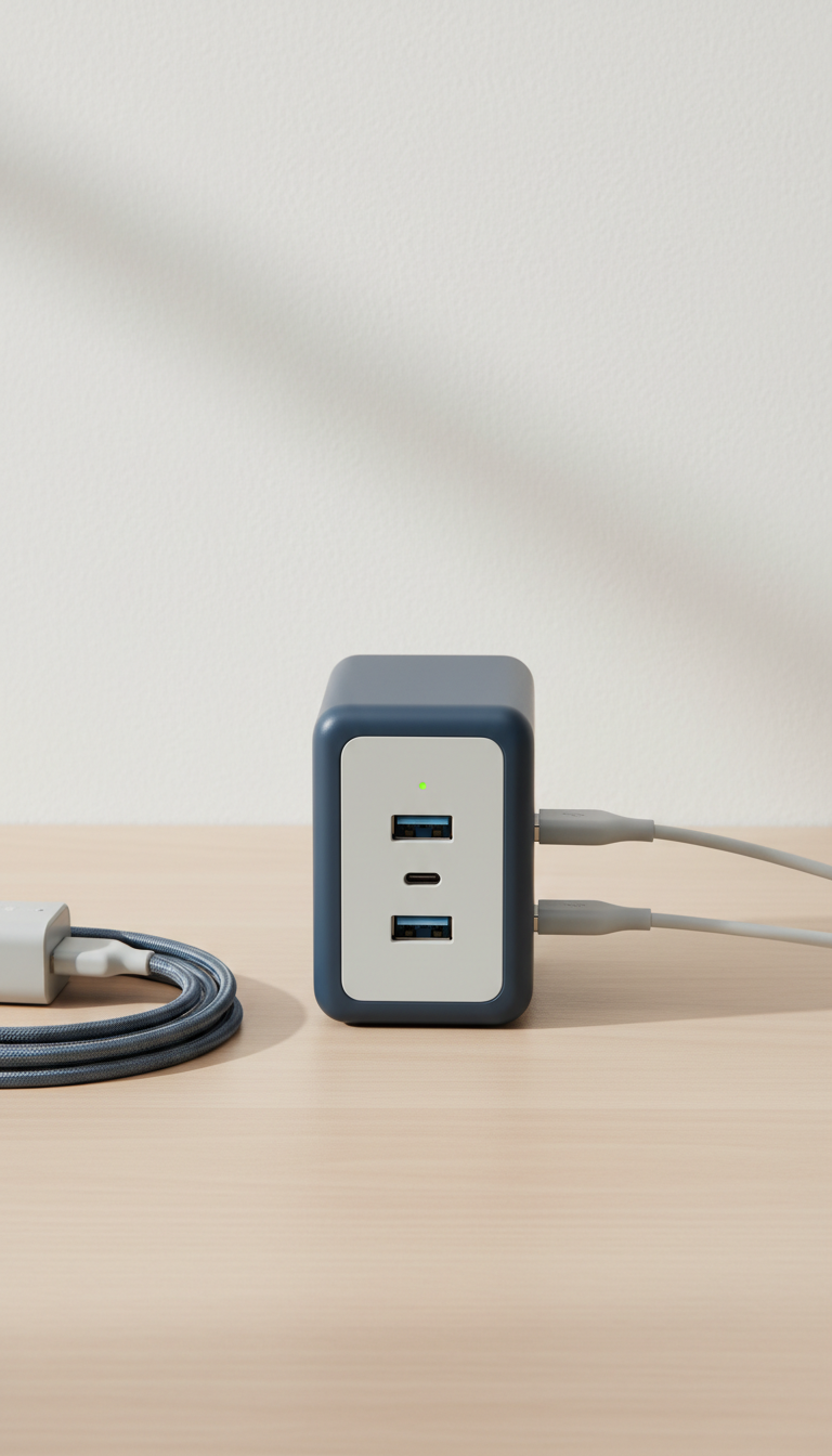 Tamper-Sealed Dual Port Charger