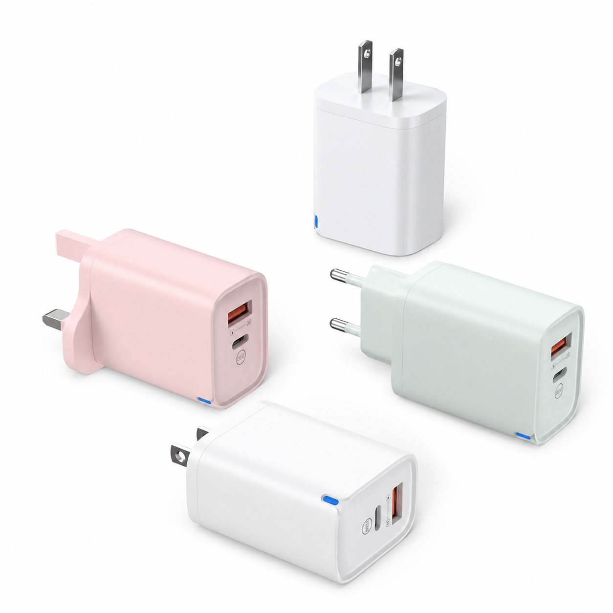 65W Macaron Lighted A+C Fast Charger