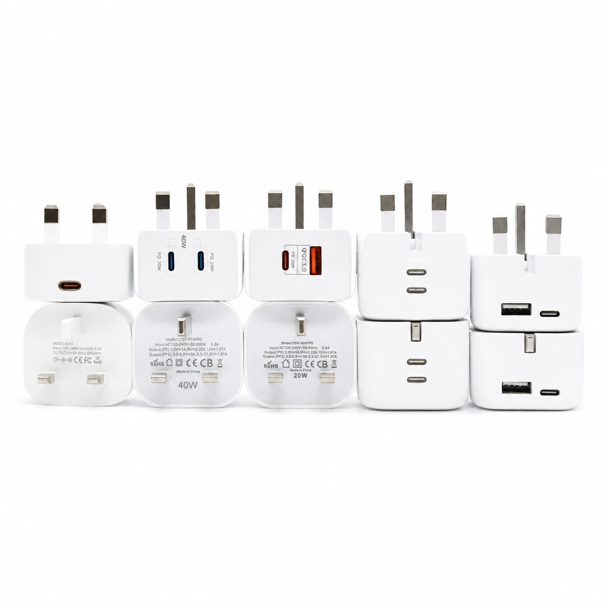UK Plug USB-C Fast Charger Series