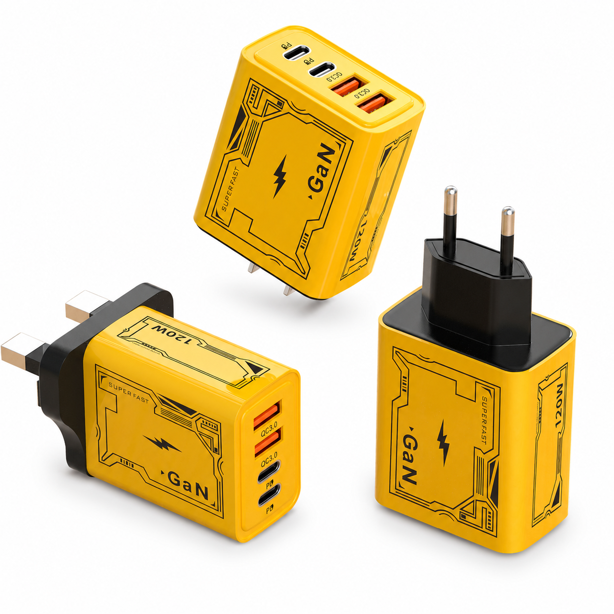 120W Mecha AACC GaN Charger Series
