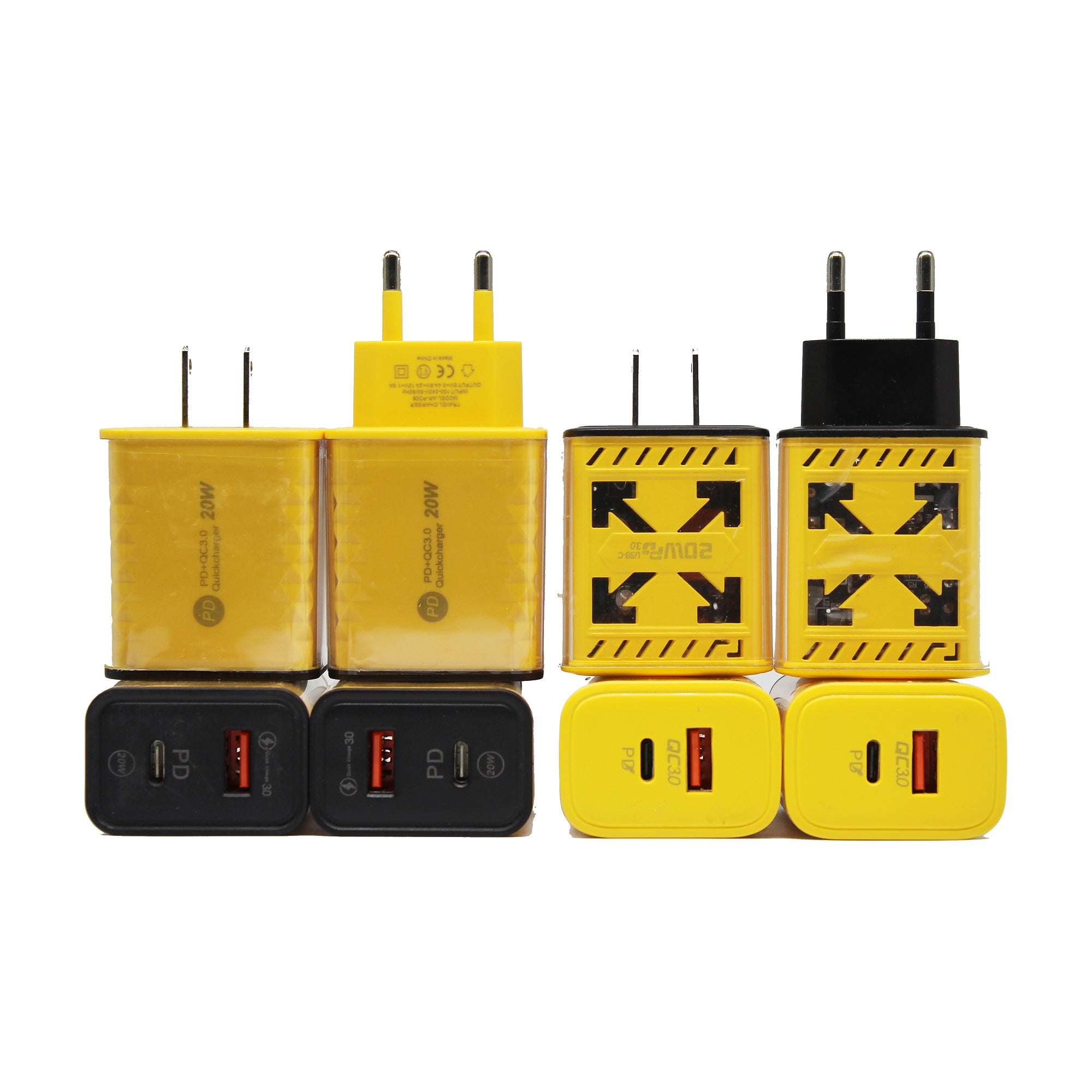 Transparent 20W A+C Fast Charger