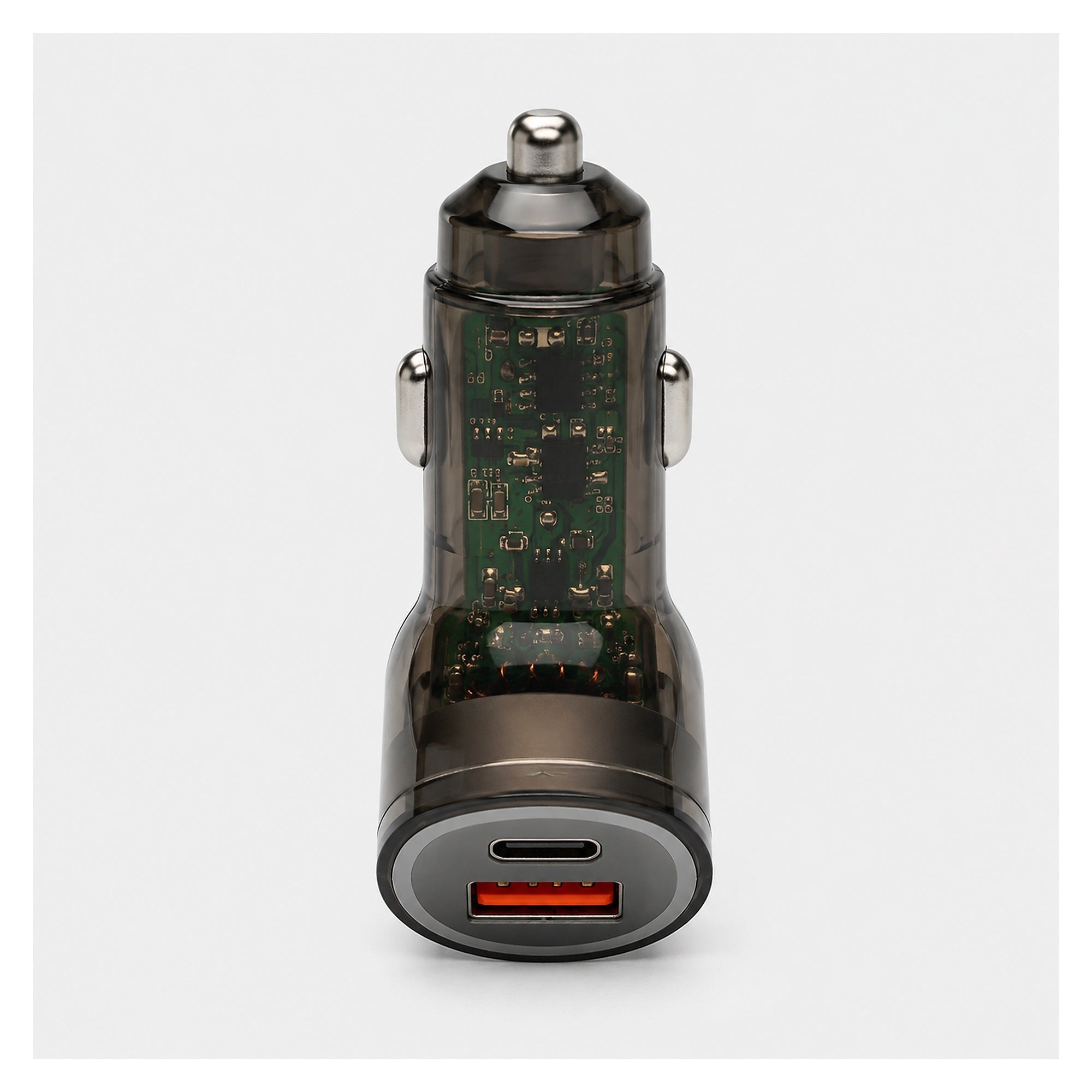 Transparent A+C Car Charger