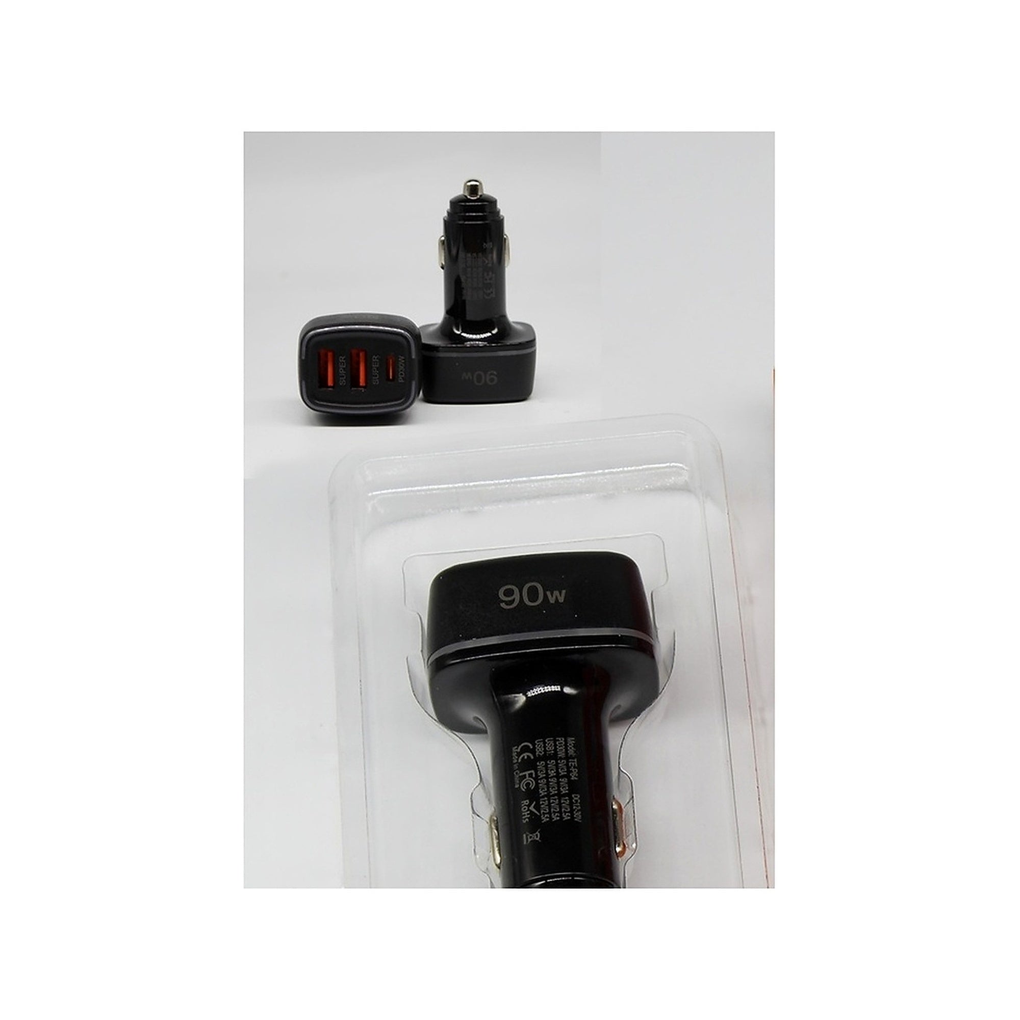 90W Multi-Port USB Car Charger
