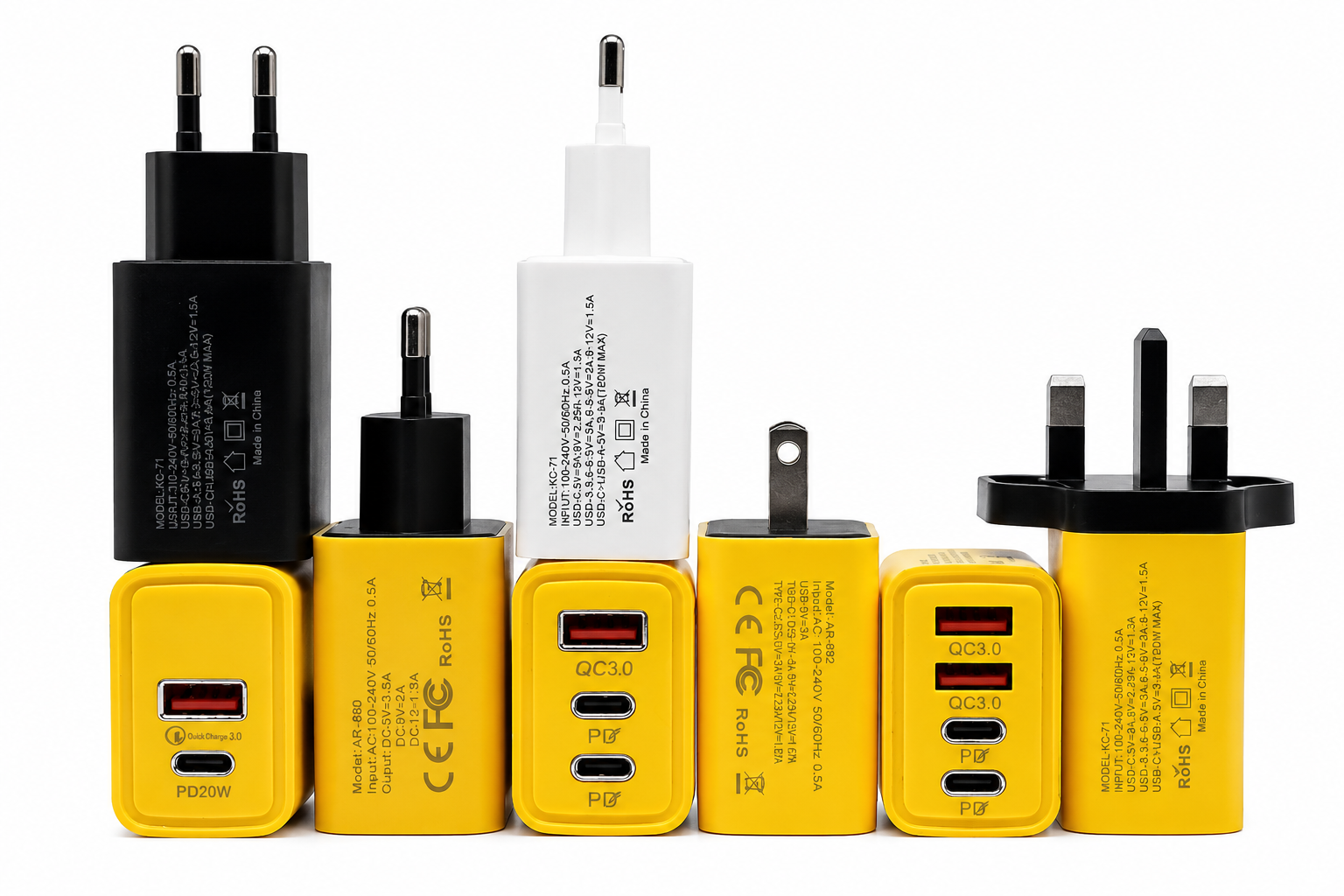 65W / 120W A+C Multi-Port Fast Charger